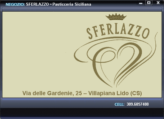 Sferlazzo - Cornetteria - Pasticceria - Gelateria - Sicilana - Villapiana Lido (CS)